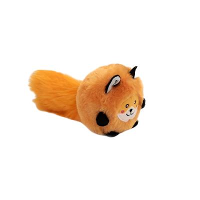 ZippyPaws Bushy Throw Fox Plush Dog Toy