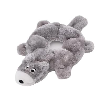 ZippyPaws Loopy Wolf Stuffless Dog Toy