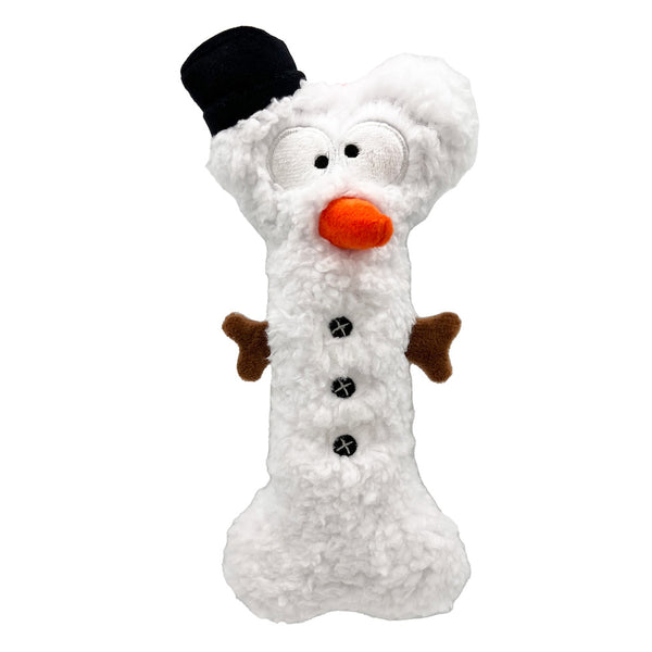 Huxley & Kent Snowman Bone Dog Toy