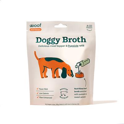 Woof Doggy Broth Dog Topper & Pupsicle Refill