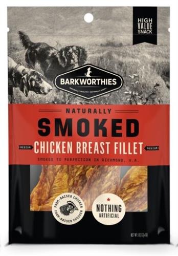 Barkworthies Naturally Smoked Chicken Breast Fillet 4oz