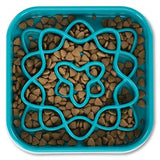 Messy Mutts Dog Interactive Square Slow Feeder 8 Cups