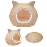 Precious Tails Fleece Cat Ears Pet Dome