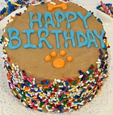 DELCO DOG CO. Happy Birthday Sprinkle Doggie Cake Bakery Dog Treat