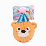 HugSmart Pet Yappy Birthday Teddy Bear Ball Dog Toy
