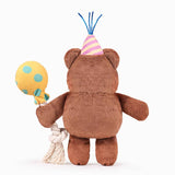 HugSmart Pet Yappy Birthday Party Bear Plush Dog Toy