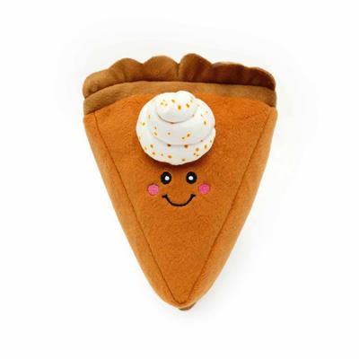 ZippyPaws NomNomz Pumpkin Pie Slice Dog Toy