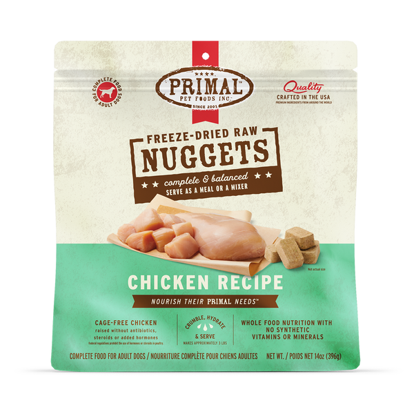 Primal Raw Freeze-Dried Dog Food Chicken