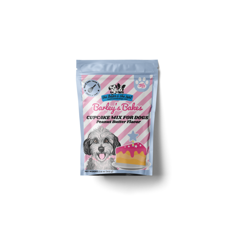 The Bear & The Rat Barley's Bakes Cupcake Mix for Dogs & Cats
