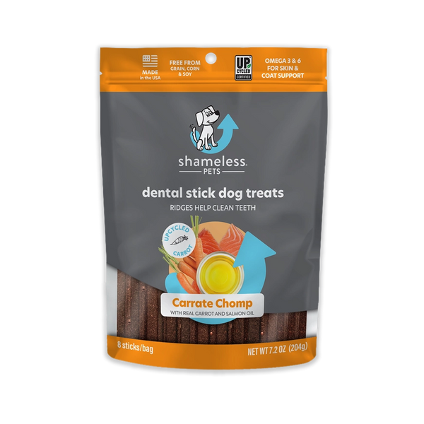 Shameless Pets Carrate Chomp Dental Sticks Dog Treat