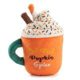 Haute Diggity Dog Pupkin Spice Latte Mug Fall Plush Dog Toy