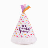 HugSmart Pet Yappy Birthday Pawty Time Hat Plush Dog Toy