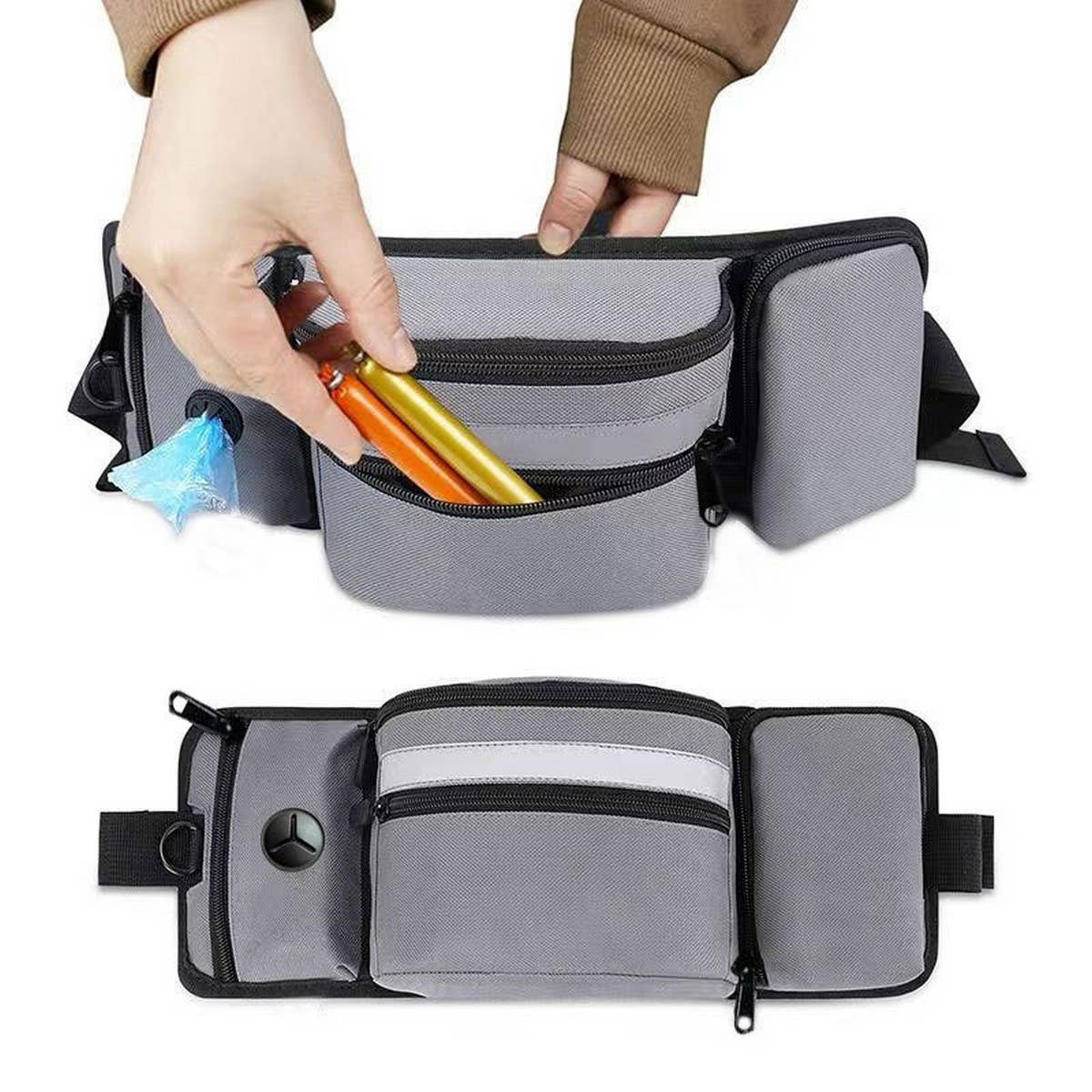 PAWPAW Portable Dog Training Waist Bag for Walks