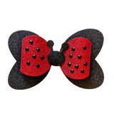 Sparky & Co Ladybug Bow Collar Charm