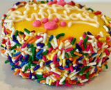 DELCO DOG CO. Colorful Happy Birthday Sprinkle Doggie Cakes Bakery Dog Treat