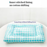 PAWPAW Plaid Pillow Pet Bed Mat