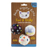 Haute Diggity Dog Kitty Vuiton Balls (Monogram) Organic Catnip Toys