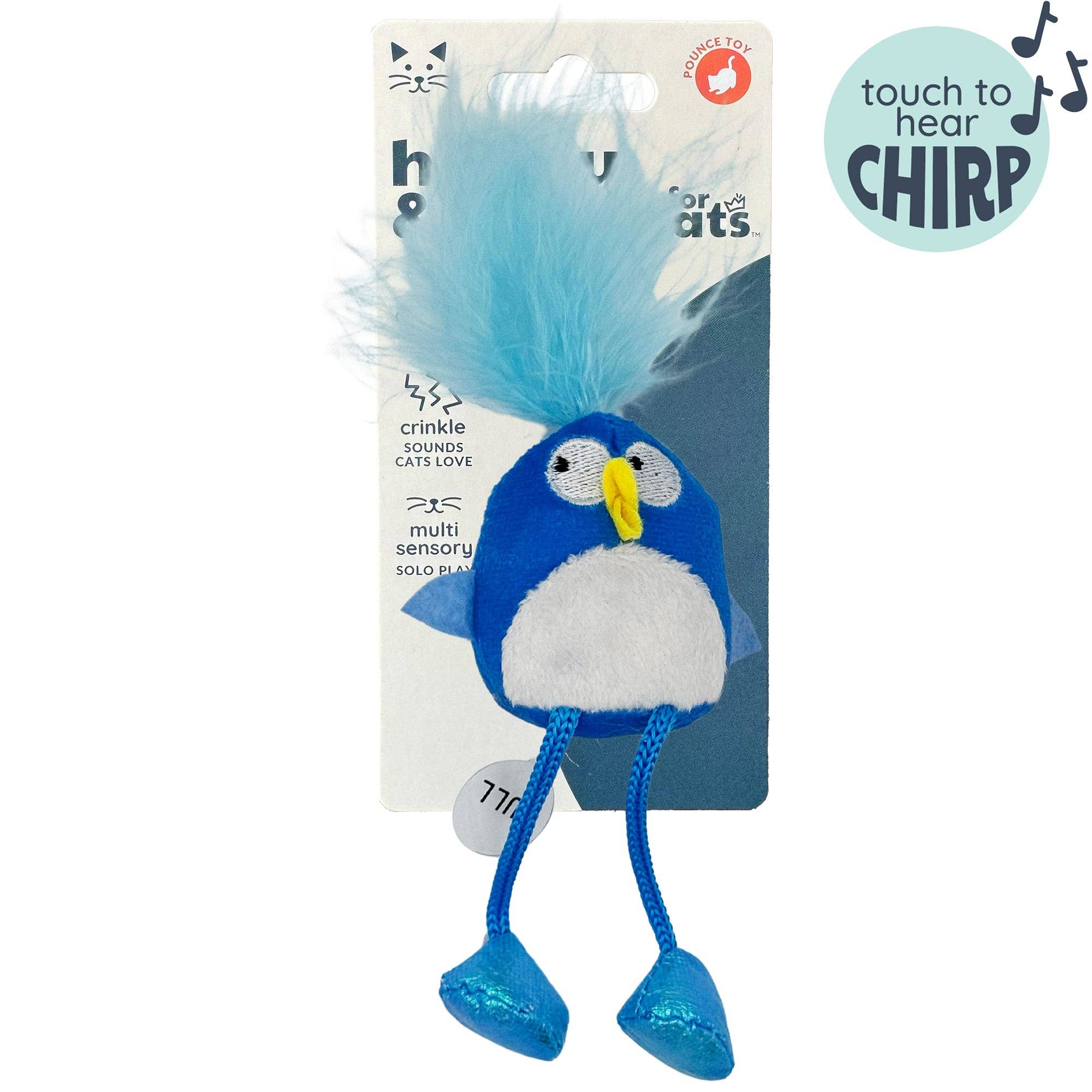 Huxley & Kent Bluebird Chirpy Cat Toy