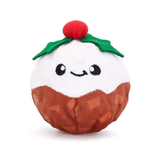 HugSmart Pet Happy Woofmas Christmas Pudding Ball Dog Toy