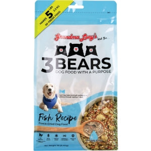 Grandma Lucy's 3 Bears Fish Freeze-Dried Dog Food