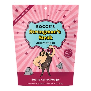 Bocce's Bakery Strongman's Steak Jerky Dog Treats