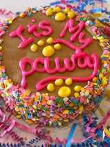 DELCO DOG CO. PB Let's Pawty Mini Confetti Doggie Cakes