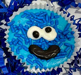 DELCO DOG CO. Cookie Monster Paw Cups Soft Bakery Dog Treat