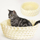 PAWPAW Chunky Handwoven Pet Bed
