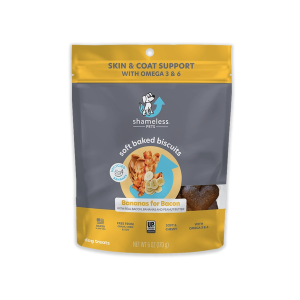 Shameless Pets Bananas For Bacon Soft Baked Dog Treats