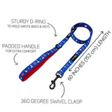 SASSY WOOF MLB x Peanuts Chicago Cubs Dog Leash