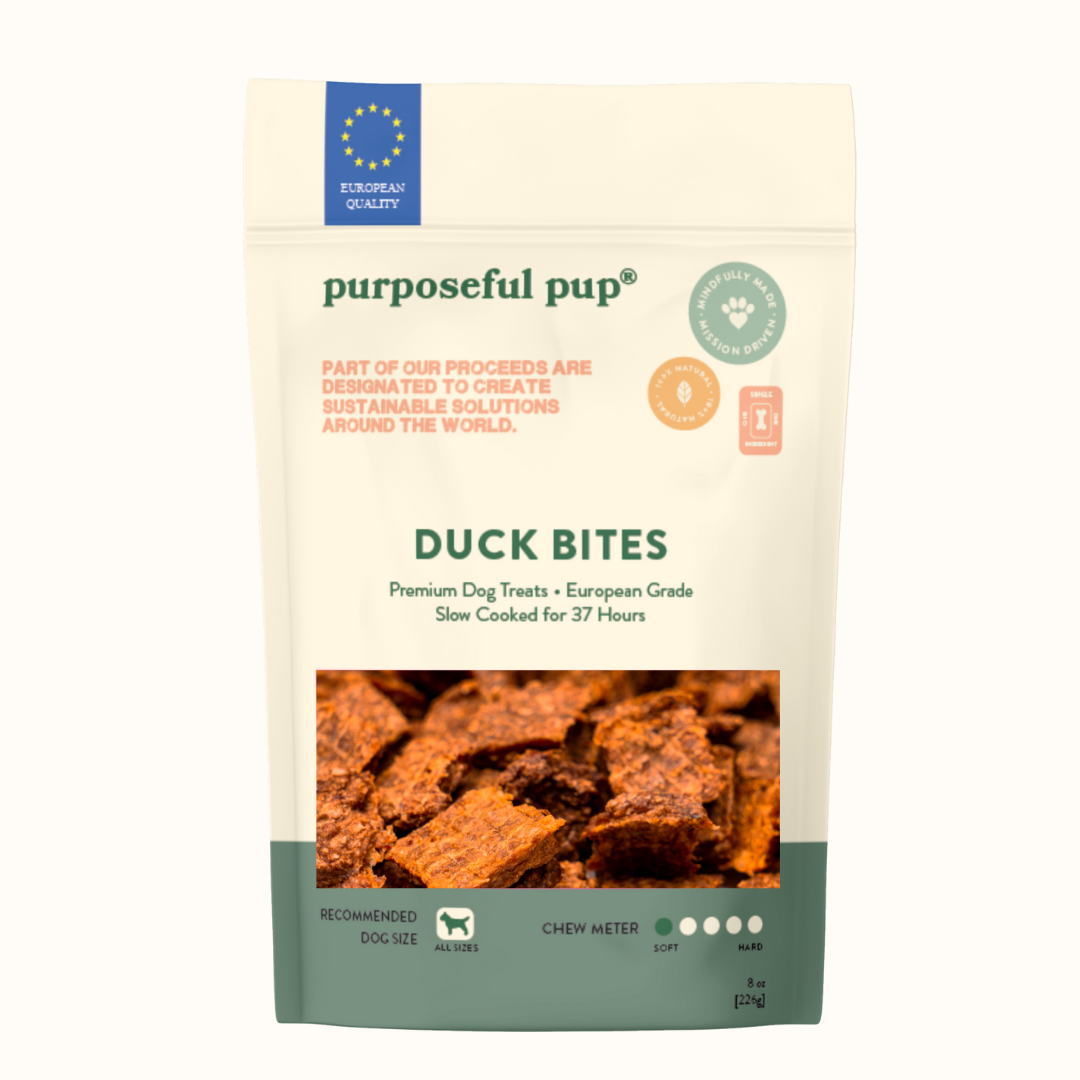 Purposeful Pup Duck Bites 8oz Dog Treat