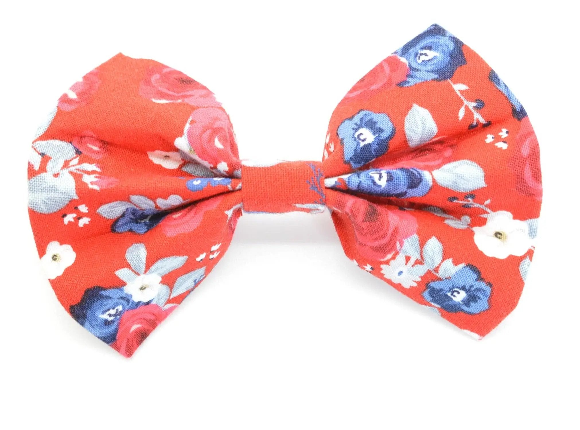 Dog Collar World Red Roses Bow Tie