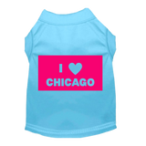 Sparky & Co I Love Chicago Logo Pet T-Shirt