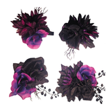 Sparky & Co Halloween Flower Corsage Collar Accessory