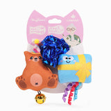HugSmart Pet Yappy Birthday Bear & Gift Cat Toy