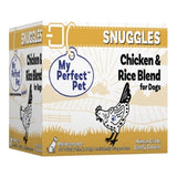 My Perfect Pet Snuggles Chicken & Rice Blend Gently-Cooked Frozen Dog Food