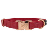 SASSY WOOF Merlot Dog Collar