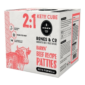 Bones & Co 2:1 Keto-Approved Raw Frozen Meat Cube 18LB