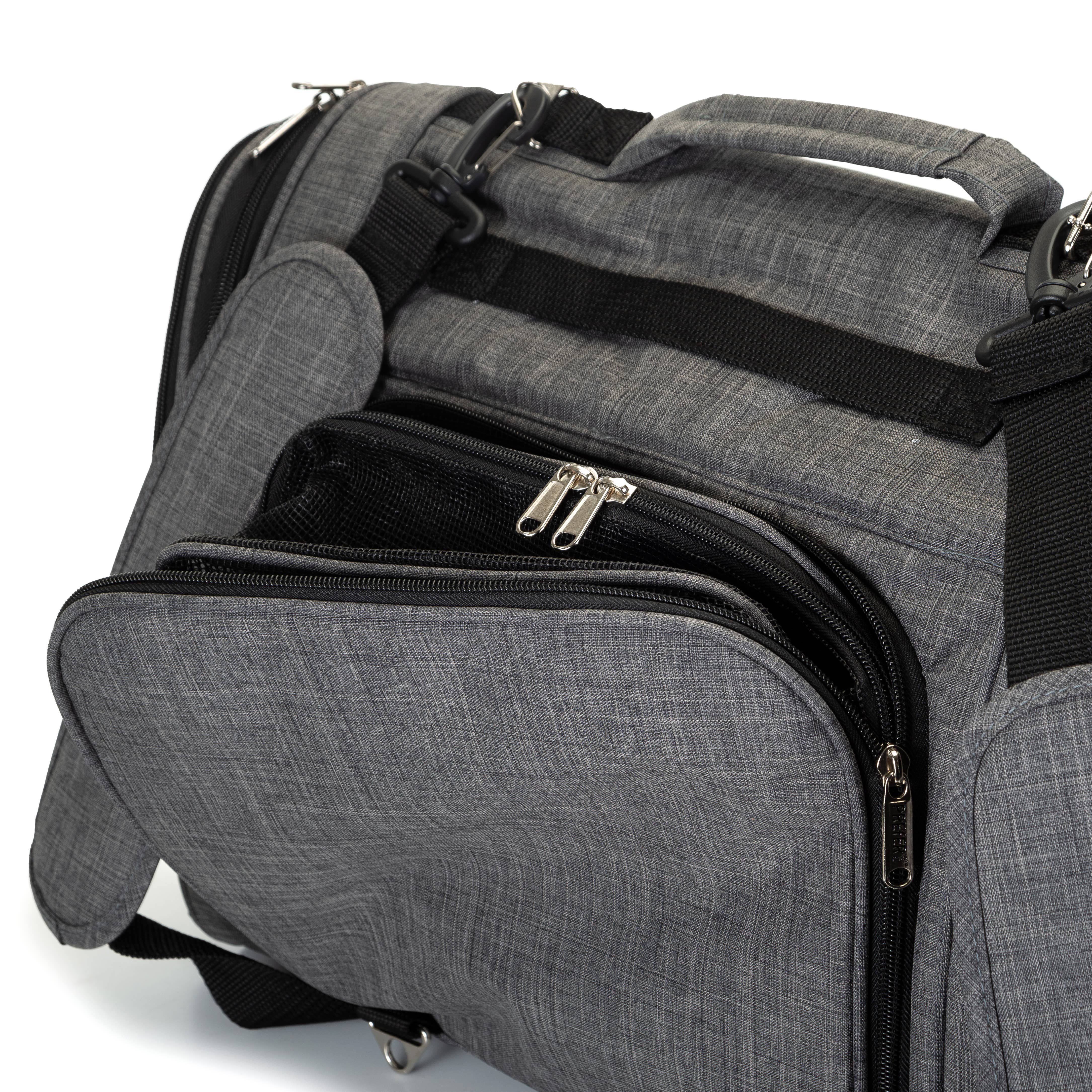 Prefer Pets Travel Gear Hideaway Backpack Expandable