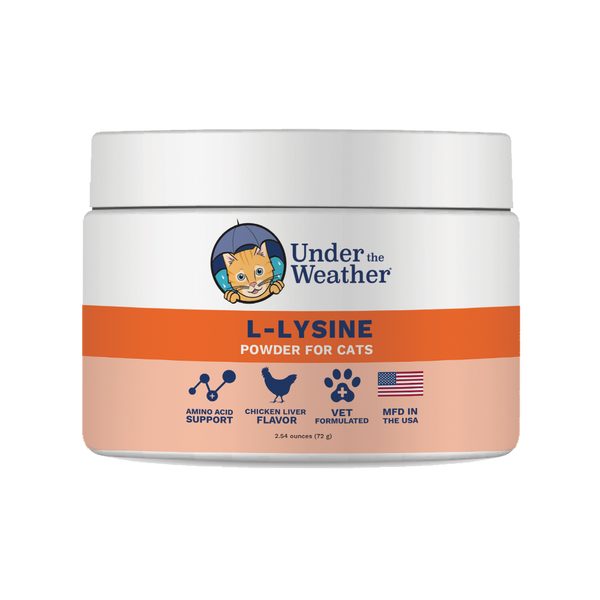 Under the Weather L-Lysine Powder for Cats 2.54oz