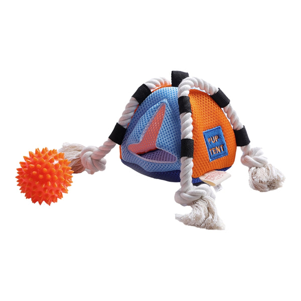 Territory 2-in-1 Pup Tent 8" Tug & Fetch Dog Toy