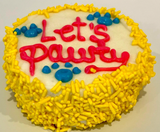 DELCO DOG CO. Let's PAWTY Mini Bakery Dog Cake