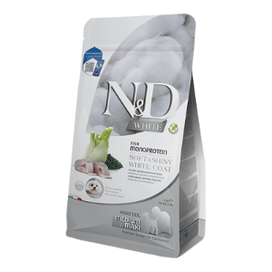 Farmina N&D White Coat Sea Bass, Kelp and Fennel Recipe Dry Dog Food