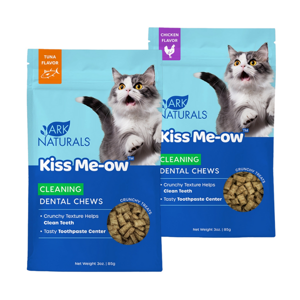 Ark Naturals Cat Kiss Me-ow Cleaning Dental Chews for Cats