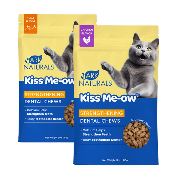 Ark Naturals Cat Kiss Me-ow Strengthening Dental Chews for Cats