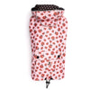 The Worthy Dog London Raincoat Pink Ladybugs