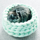 PAWPAW Chunky Handwoven Pet Bed
