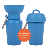 Springer Pets Dog Travel Water Bottle Flip Silicone 20oz