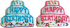 DELCO DOG CO. 3 Tier Happy Birthday Cake Cookie Bakery Dog Treat