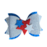 Sparky & Co Star Spangled Bow Collar Charm